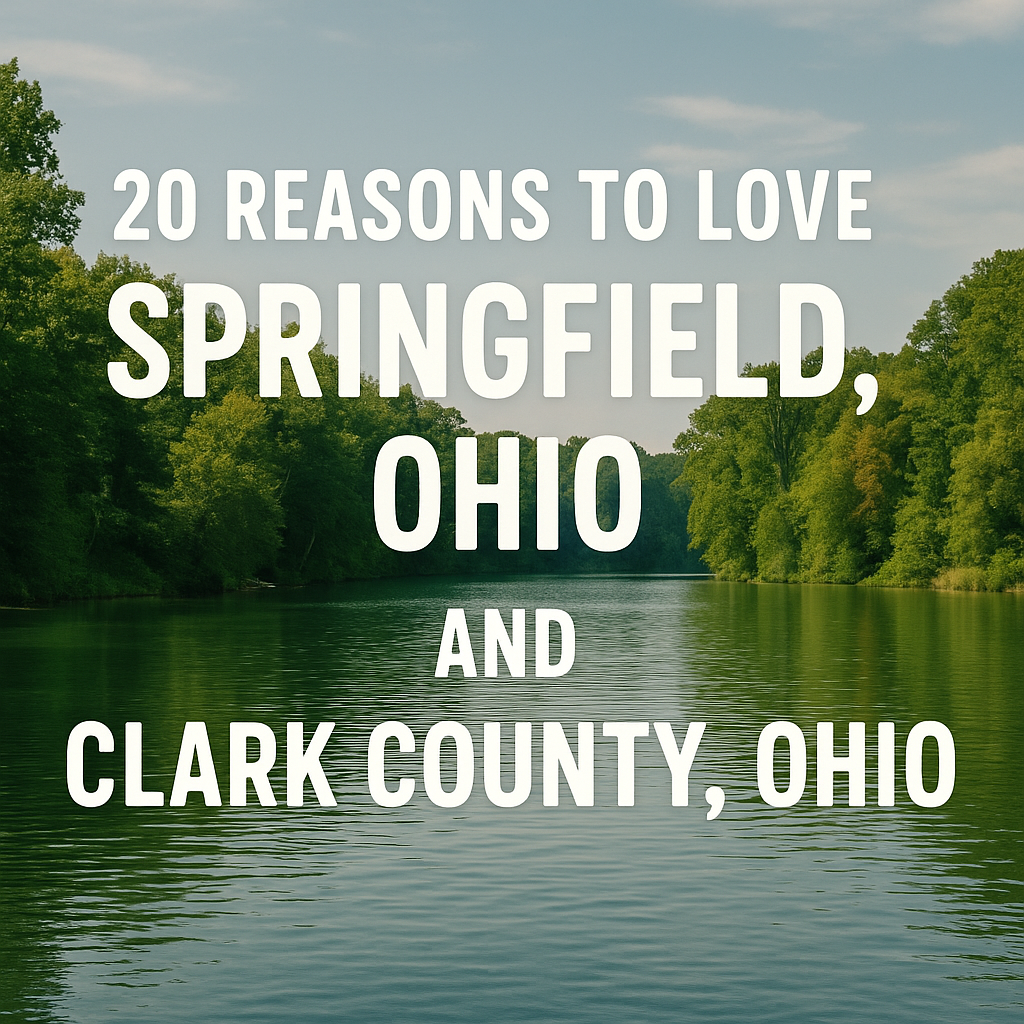 20 reasons to love Clark County and Springfield, Ohio